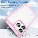 For iPhone 14 Pro Colorful Series Acrylic + TPU Phone Case (Pink)