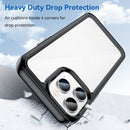 For iPhone 14 Pro Max Colorful Series Acrylic + TPU Phone Case (Black)