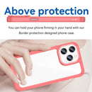 For iPhone 14 Pro Max Colorful Series Acrylic + TPU Phone Case (Red)
