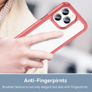 For iPhone 14 Pro Max Colorful Series Acrylic + TPU Phone Case (Red)