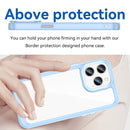 For iPhone 14 Pro Max Colorful Series Acrylic + TPU Phone Case (Blue)