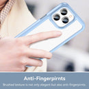 For iPhone 14 Pro Max Colorful Series Acrylic + TPU Phone Case (Blue)