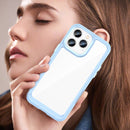 For iPhone 14 Pro Max Colorful Series Acrylic + TPU Phone Case (Blue)
