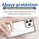 For iPhone 14 Pro Max Colorful Series Acrylic + TPU Phone Case (Transparent Black)