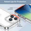 For iPhone 14 Pro Max Colorful Series Acrylic + TPU Phone Case (Transparent)