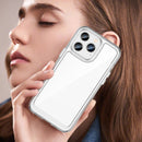 For iPhone 14 Pro Max Colorful Series Acrylic + TPU Phone Case (Transparent)