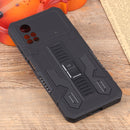 For Xiaomi Poco X4 Pro 5G Vanguard Lanyard Kickstand TPU + PC Phone Case(Black)