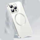 For iPhone 13 Pro MagSafe Magnetic Phone Case with Lens Film (Transparent)