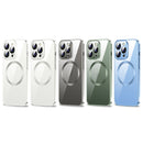 For iPhone 13 Pro MagSafe Magnetic Phone Case with Lens Film (Transparent)