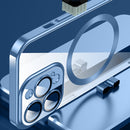 For iPhone 13 Pro MagSafe Magnetic Phone Case with Lens Film (Transparent)