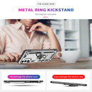 For Samsung Galaxy M23 Shockproof TPU + PC Holder Phone Case(Silver)