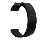 22mm Hook And Loop Fastener Nylon Watch Band(Black)