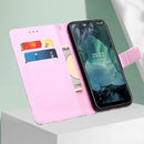 For Nokia G21 / G11 Colored Drawing Plain Weave Leather Phone Case(Panda Baby)