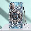 For Nokia G21 / G11 Colored Drawing Plain Weave Leather Phone Case(Undersea Mandala)