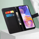 For Samsung Galaxy A23 4G&5G / F23 Colored Drawing Plain Weave Leather Phone Case(Cat And Tiger)