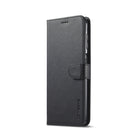 For Samsung Galaxy M53 5G LC.IMEEKE Calf Texture Leather Phone Case(Black)