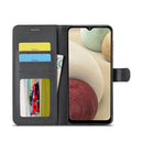 For Samsung Galaxy M53 5G LC.IMEEKE Calf Texture Leather Phone Case(Black)