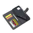 For Samsung Galaxy M53 5G LC.IMEEKE Calf Texture Leather Phone Case(Black)