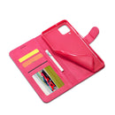 For Samsung Galaxy M53 5G LC.IMEEKE Calf Texture Leather Phone Case(Red)