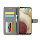 For Samsung Galaxy M53 5G LC.IMEEKE Calf Texture Leather Phone Case(Grey)