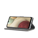 For Samsung Galaxy M53 5G LC.IMEEKE Calf Texture Leather Phone Case(Grey)
