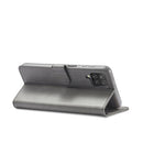 For Samsung Galaxy M53 5G LC.IMEEKE Calf Texture Leather Phone Case(Grey)