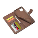 For Samsung Galaxy M53 5G LC.IMEEKE Calf Texture Leather Phone Case(Coffee)