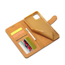 For Samsung Galaxy M53 5G LC.IMEEKE Calf Texture Leather Phone Case(Brown)