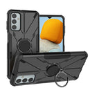 For Samsung Galaxy F23 / M23 5G Armor Bear Shockproof PC + TPU Phone Case with Ring(Black)