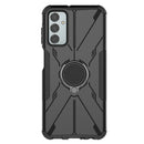 For Samsung Galaxy F23 / M23 5G Armor Bear Shockproof PC + TPU Phone Case with Ring(Black)