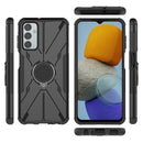 For Samsung Galaxy F23 / M23 5G Armor Bear Shockproof PC + TPU Phone Case with Ring(Black)