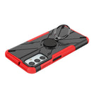 For Samsung Galaxy F23 / M23 5G Armor Bear Shockproof PC + TPU Phone Case with Ring(Red)