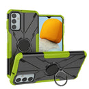 For Samsung Galaxy F23 / M23 5G Armor Bear Shockproof PC + TPU Phone Case with Ring(Green)