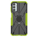 For Samsung Galaxy F23 / M23 5G Armor Bear Shockproof PC + TPU Phone Case with Ring(Green)