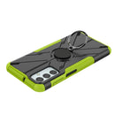 For Samsung Galaxy F23 / M23 5G Armor Bear Shockproof PC + TPU Phone Case with Ring(Green)