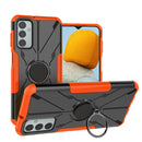 For Samsung Galaxy F23 / M23 5G Armor Bear Shockproof PC + TPU Phone Case with Ring(Orange)