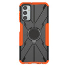 For Samsung Galaxy F23 / M23 5G Armor Bear Shockproof PC + TPU Phone Case with Ring(Orange)