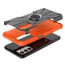 For Samsung Galaxy F23 / M23 5G Armor Bear Shockproof PC + TPU Phone Case with Ring(Orange)