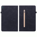 For Nokia T20 10.4 2021 Skin Feel Solid Color Zipper Leather Tablet Case(Black)