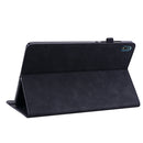 For Nokia T20 10.4 2021 Skin Feel Solid Color Zipper Leather Tablet Case(Black)