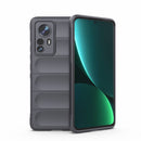 For Xiaomi 12/12 Pro Magic Shield TPU + Flannel Phone Case(Dark Grey)