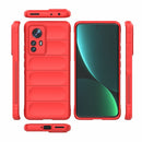 For Xiaomi 12/12 Pro Magic Shield TPU + Flannel Phone Case(Dark Grey)