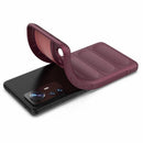 For Xiaomi 12/12 Pro Magic Shield TPU + Flannel Phone Case(Wine Red)