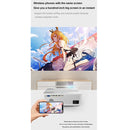 E600S 1920x1080P 400ANSI LCD LED Smart Projector, Same Screen Version, Plug Type:US Plug