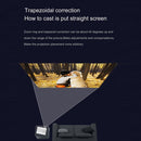 E600S 1920x1080P 400ANSI LCD LED Smart Projector, Same Screen Version, Plug Type:UK Plug