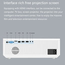E600S 1920x1080P 400ANSI LCD LED Smart Projector, Same Screen Version, Plug Type:UK Plug