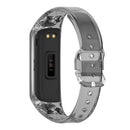 For Samsung Galaxy Fit 2 SM-R220 Discoloration in Light TPU Watch Band(Black)