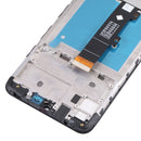 LCD Screen and Digitizer Full Assembly with Frame For Motorola Moto E20