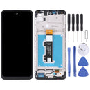 LCD Screen and Digitizer Full Assembly with Frame For Motorola Moto E40
