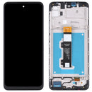 LCD Screen and Digitizer Full Assembly with Frame For Motorola Moto E40
